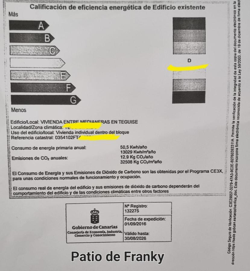 Vivienda Vacacional El Patio De Franky Teguise  Ngoại thất bức ảnh
